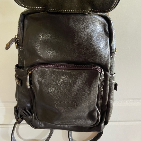 Chala Brown Backpack with Fox and Butterfly - Picture 3 of 5